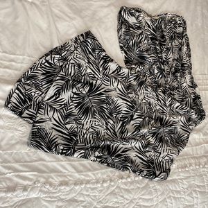 Tropical inspired Beach Coverup